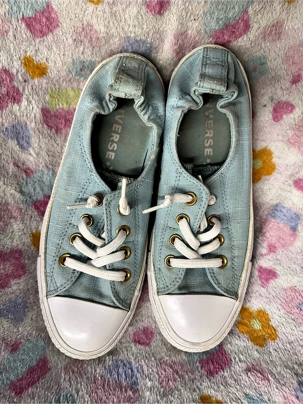 Converse Chuck Taylor All Star Canvas Sneakers Blue & White US 8.5